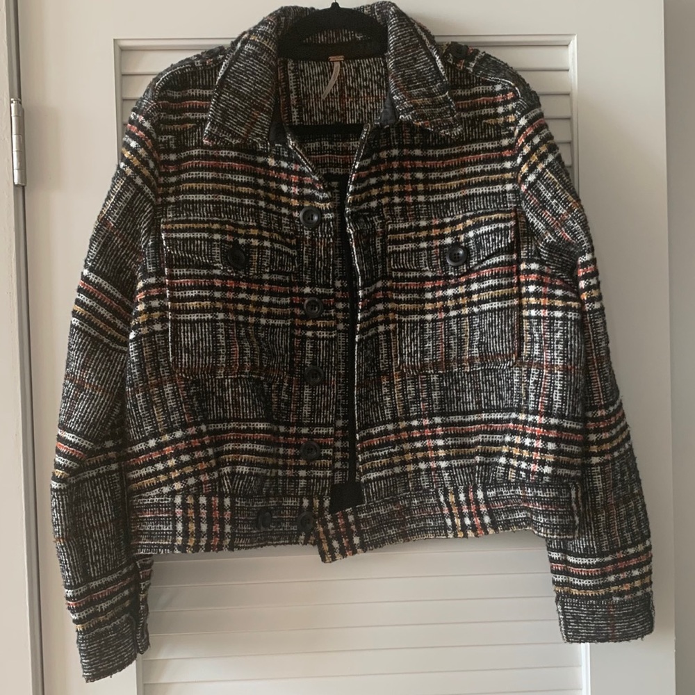 Free People Tweed Jacket